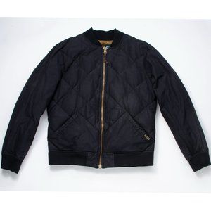 Men's 1936 Skyliner Model Down Bomber Style Jacket - Black Medium